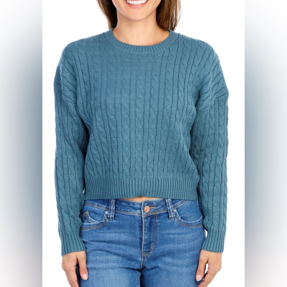 NWT-PHILOSOPHY CABLE KNIT SWEATER